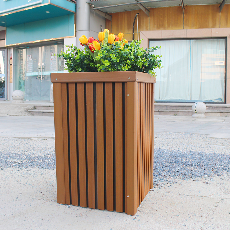 Panlabas na WPC board garden flower pot