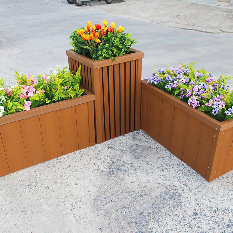 Panlabas na WPC board garden flower pot