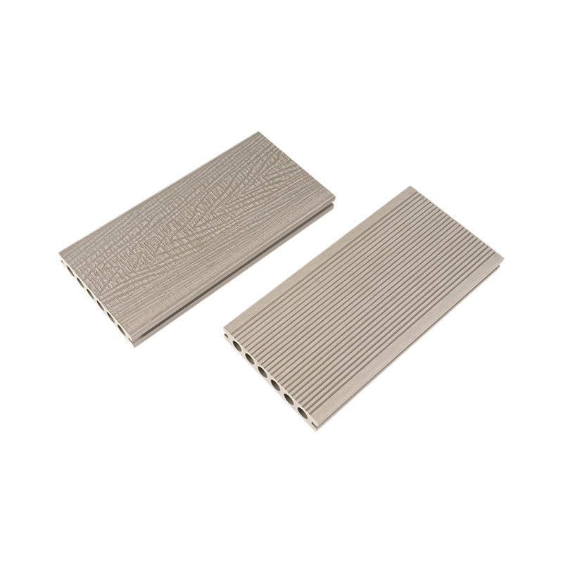 Hollow 3d Embossed Composite Decking Outdoor Deck