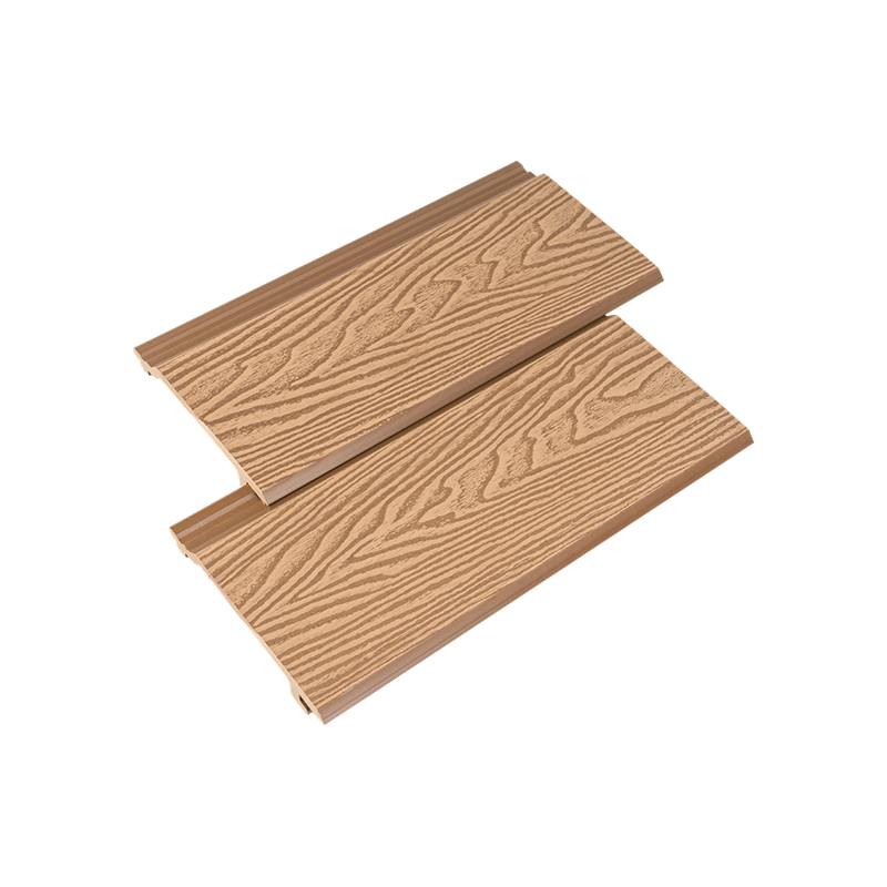 WPC Decking 3D Embossed Cladding Panlabas na Wall Panel