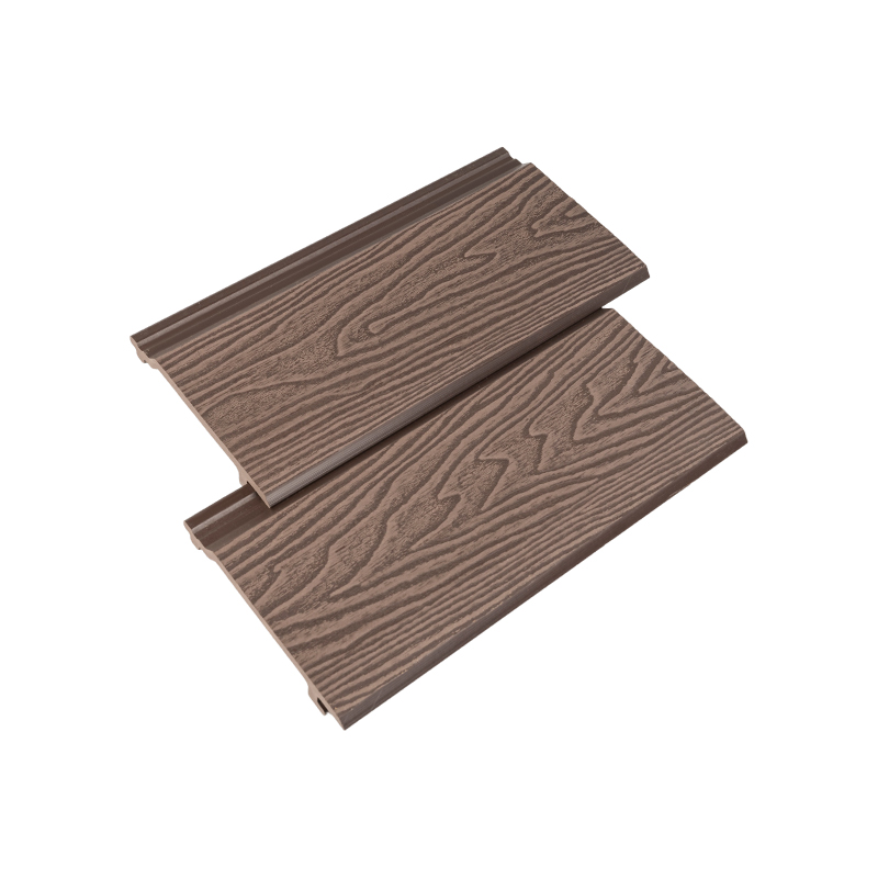 WPC Decking 3D Embossed Cladding Panlabas na Wall Panel