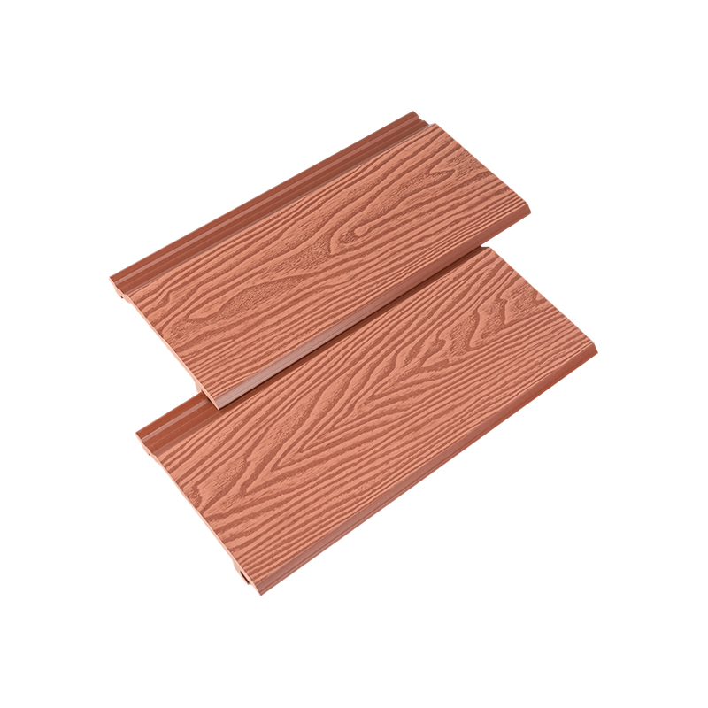 WPC Decking 3D Embossed Cladding Panlabas na Wall Panel